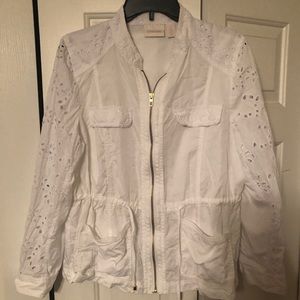 Chico’s white light jacket EUC